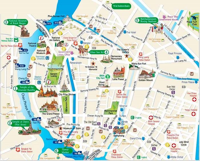 Bản đồ Bangkok