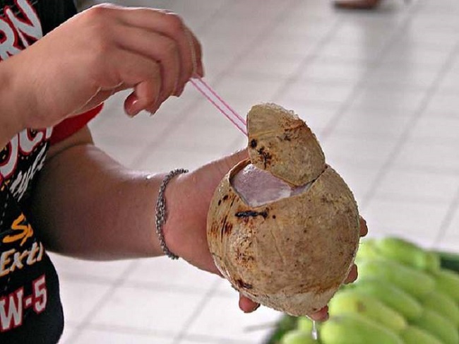 Dừa nướng Thái Lan 